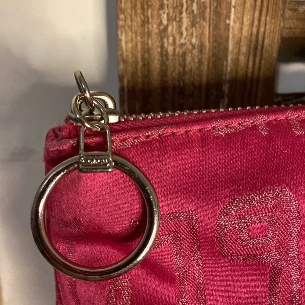 COACH STORYPATCH GLAMOUR SIGNATURE PINK SHOULDERBAG TOTE 15301